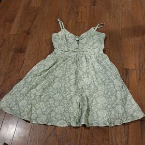 Altar'd State Mint Floral Dress